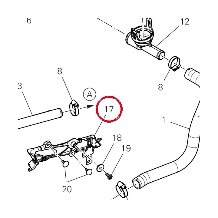 Support 8291S682A — réf. 8291S682A | Ducati Store