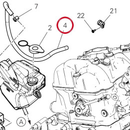 Tube D'Event 93410441A — réf. 93410441A | Ducati Store
