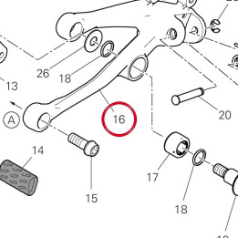 Plaque G. avant 8242A831AA — réf. 8242A831AA | Ducati Store
