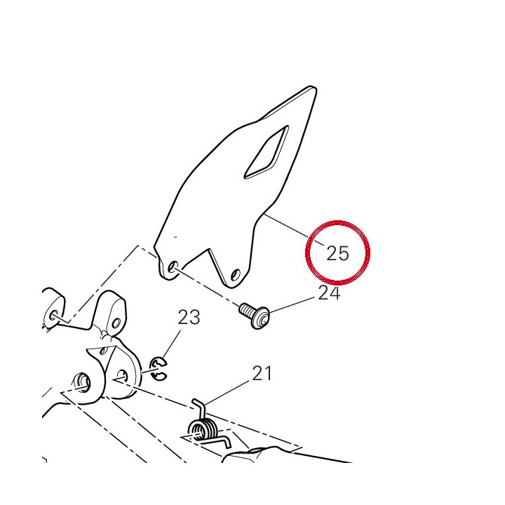 Pare-Talon avant gauche — réf. 4601S051AA | Ducati Store
