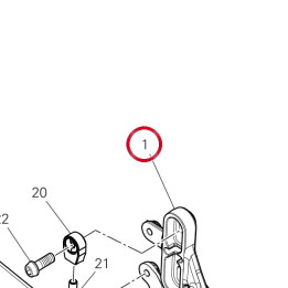 Plaque D. avant 8241A821AA — réf. 8241A821AA | Ducati Store