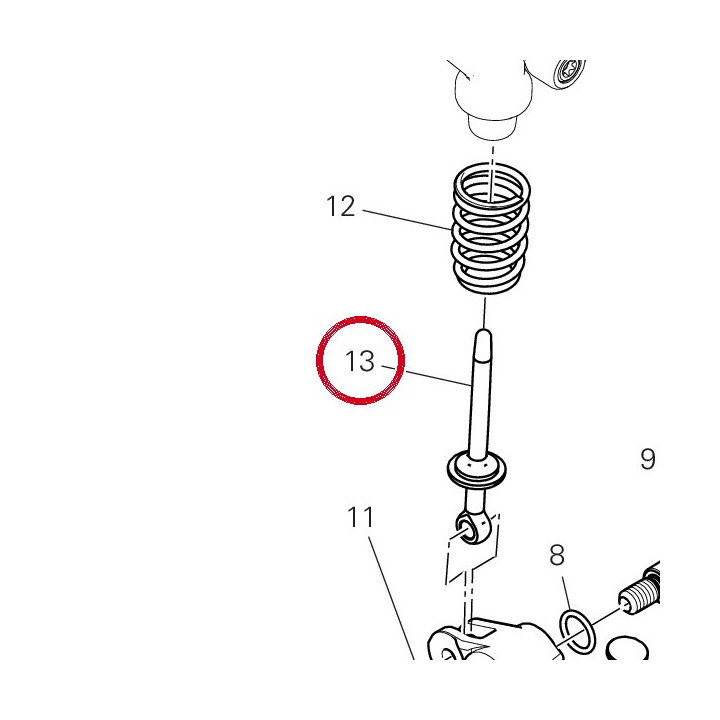 Pivot 11712051AA — réf. 11712051AA | Ducati Store