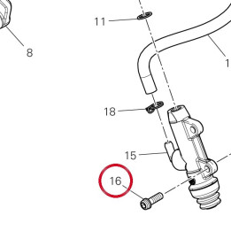 Vis tceif M6X18 77156668B — réf. 77156668B | Ducati Store