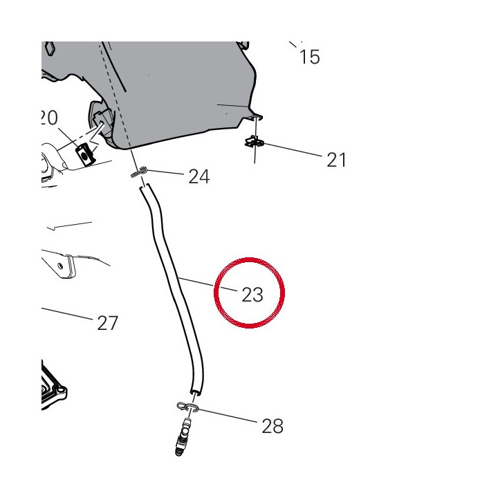 Tuyau 93512991A — réf. 93512991A | Ducati Store