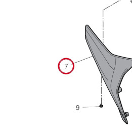 Panneau lateral droit — réf. 48217352AA | Ducati Store