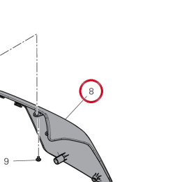 Panneau lateral gauche — réf. 48217342AA | Ducati Store