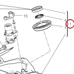 Cadre 47122304AA — réf. 47122304AA | Ducati Store