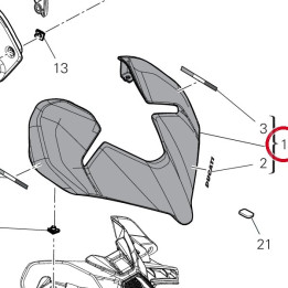 Cover proiettore 4801I371AA — réf. 4801I371AA | Ducati Store