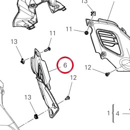 Joue interne droite — réf. 4801I474A | Ducati Store