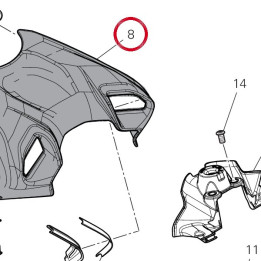 Cache réservoir 4801I212AA — réf. 4801I212AA | Ducati Store