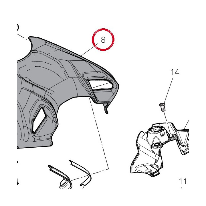 Cache réservoir 4801I212AA — réf. 4801I212AA | Ducati Store