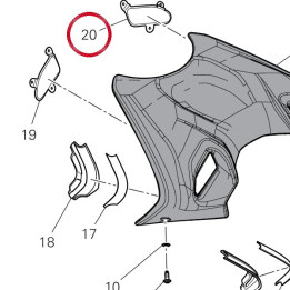 Couvercle de réservoir — réf. 4601S031AA | Ducati Store