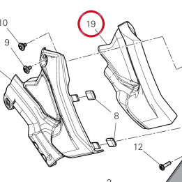 Absorbant sonore 48613391A — réf. 48613391A | Ducati Store
