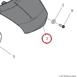 Aile gauche supérieure — réf. 4801I382AA | Ducati Store