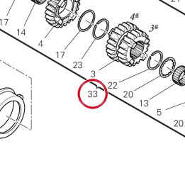 Arbre primaire complet — réf. 15022302B | Ducati Store