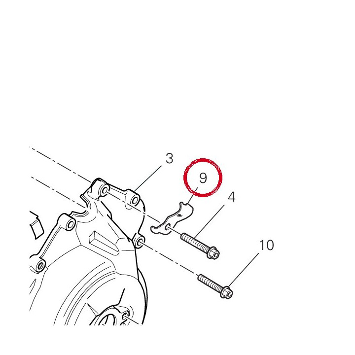 Equerre 8301H812AA — réf. 8301H812AA | Ducati Store
