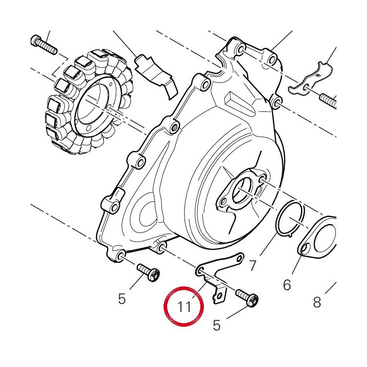 Equerre 8301P721AA — réf. 8301P721AA | Ducati Store