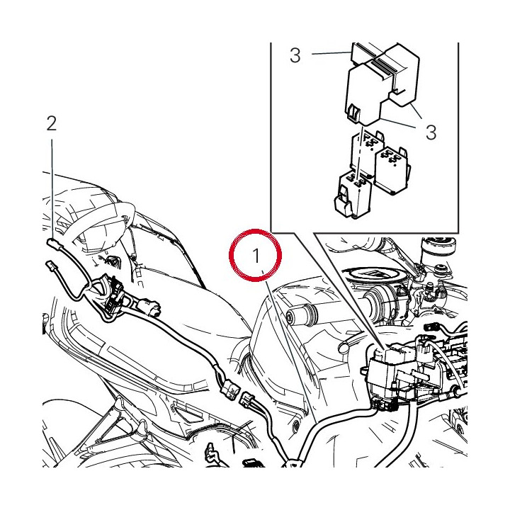 C╢blage principal 5101Q141C — réf. 5101Q141C | Ducati Store