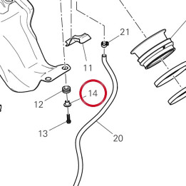 Entretoise 71610221B — réf. 71610221B | Ducati Store