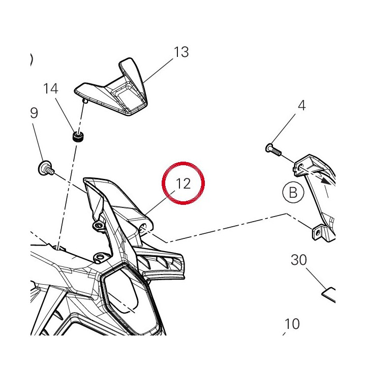 Supporto proiettore — réf. 8301P781A | Ducati Store