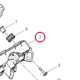 Supporto cruscotto 8301P741A — réf. 8301P741A | Ducati Store