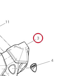 Cover cruscotto 24718273A — réf. 24718273A | Ducati Store