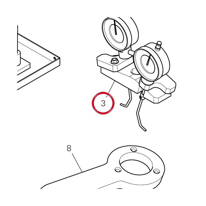 Calibre levee soupape — réf. 887133614 | Ducati Store