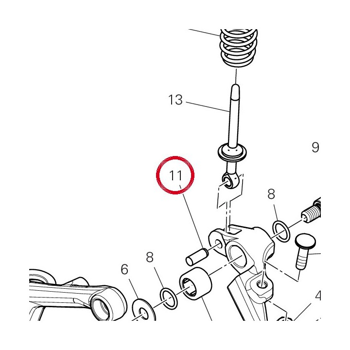 Goupille 86050781A — réf. 86010281A | Ducati Store