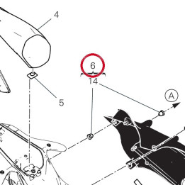 Panneau lateral gauche — réf. 482P7302BI | Ducati Store
