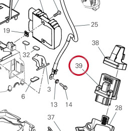 Centrale amortisseures — réf. 94040073A | Ducati Store