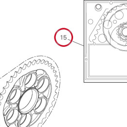 Kit transmission secondaire — réf. 67621211A | Ducati Store