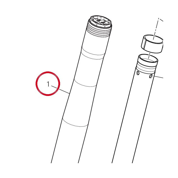 Fourche complète droit — réf. 34421122A | Ducati Store