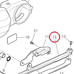 Patin chaîne supérieure — réf. 44712732A | Ducati Store