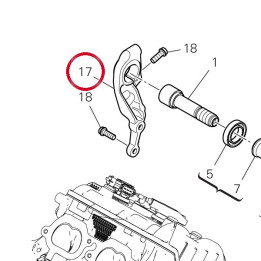 Support droit 8291N631AB — réf. 8291N631AB | Ducati Store