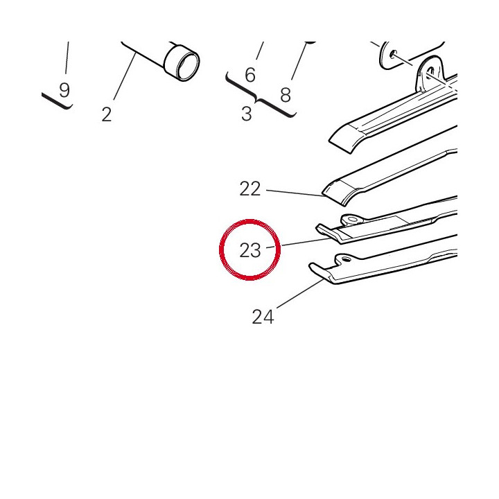 Tampon inférieur 86613732A — réf. 86613732A | Ducati Store