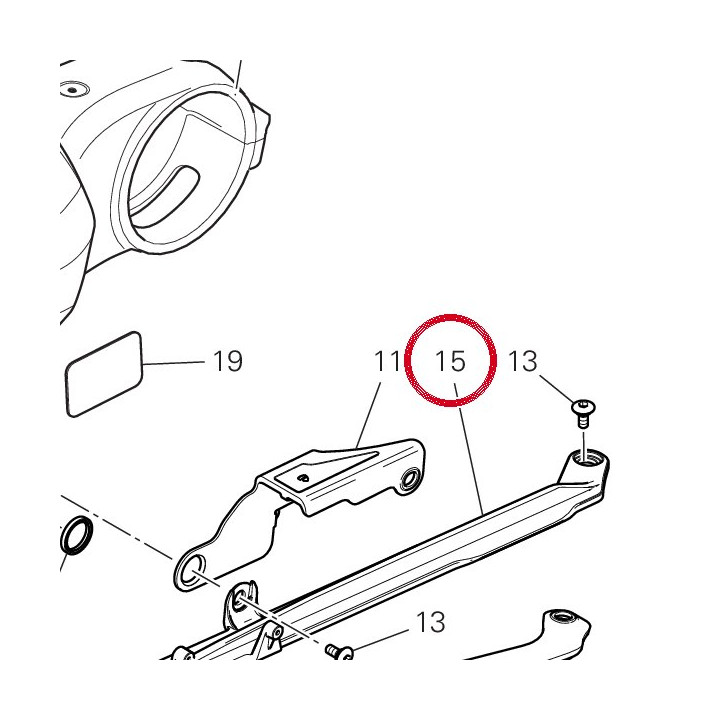 Glissiere 44712381B — réf. 44712381B | Ducati Store