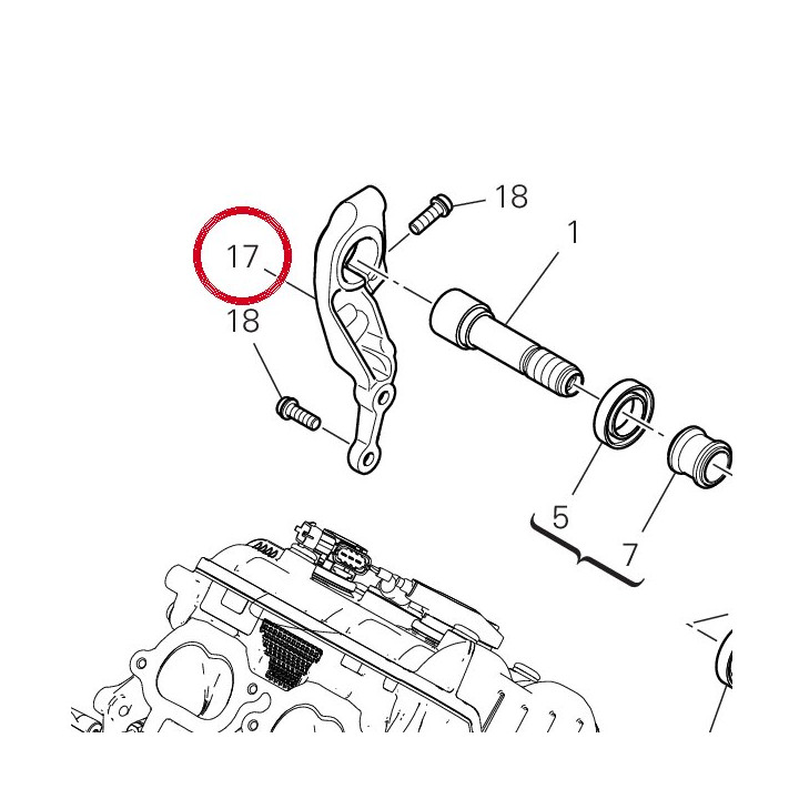 Support 8291G841AA — réf. 8291G841AA | Ducati Store