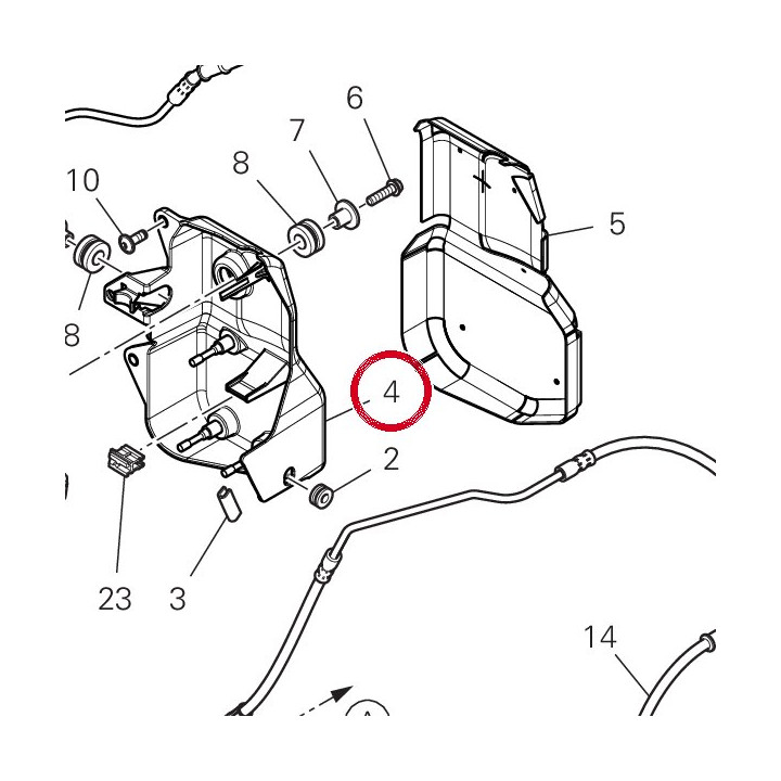 Support 8291H921A — réf. 8291H921A | Ducati Store