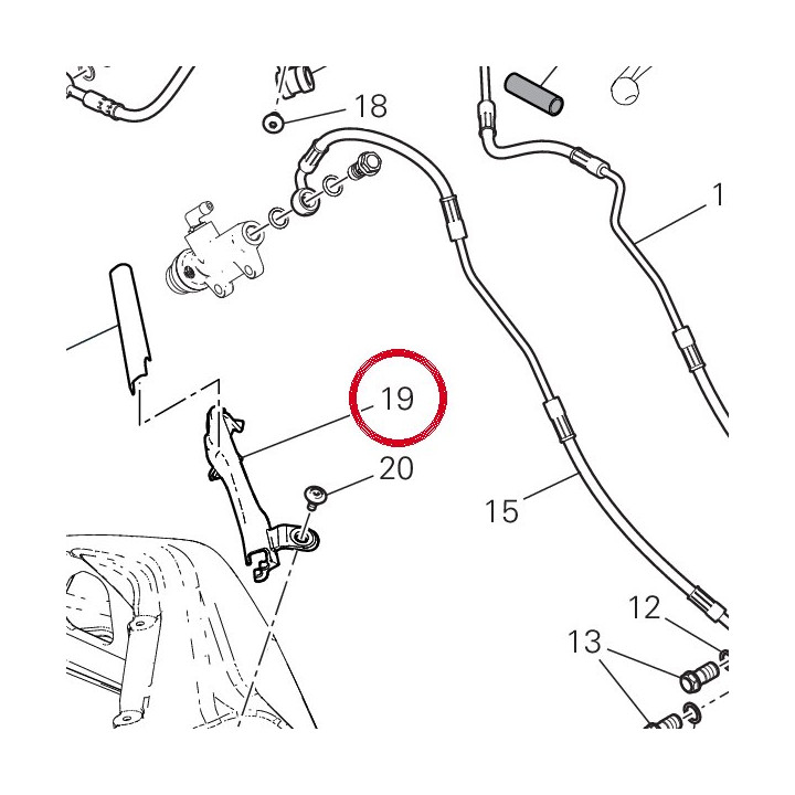Passe-Tube Abs 75811591A — réf. 75811591A | Ducati Store