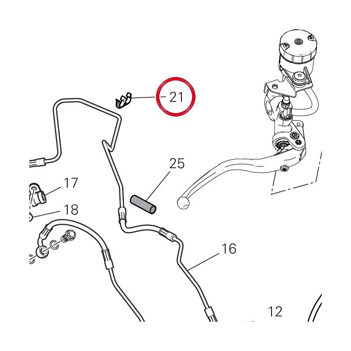 Passe-Tube Abs 75810681A — réf. 75810681A | Ducati Store