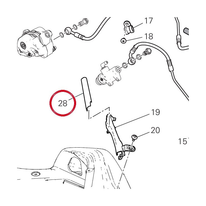 Termoriflettente guidatubo — réf. 4601M061A | Ducati Store
