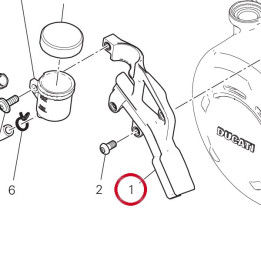 Equerre 75811921A — réf. 75811921A | Ducati Store