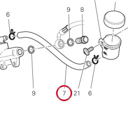 Tuyau 87712801A — réf. 87712801A | Ducati Store