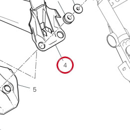 Porte-Plaque supérieur — réf. 56116361B | Ducati Store
