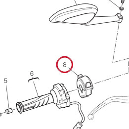 Commutateur droit 65010361C — réf. 65010361C | Ducati Store