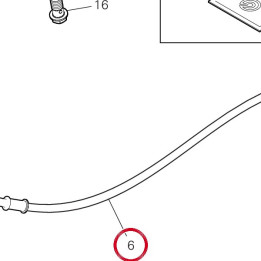 Tuyau huile embrayage — réf. 63211071A | Ducati Store