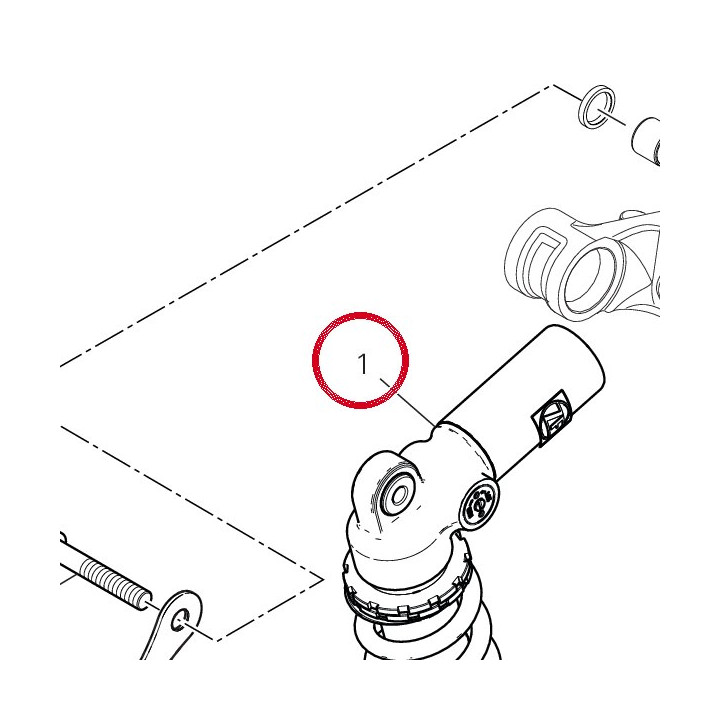 Amortisseur arrière Sachs — réf. 36521891A | Ducati Store