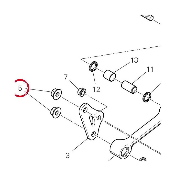 Écrou à embase 74941511AB — réf. 74941511AB | Ducati Store