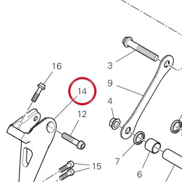Support supérieur — réf. 8291G901CA | Ducati Store
