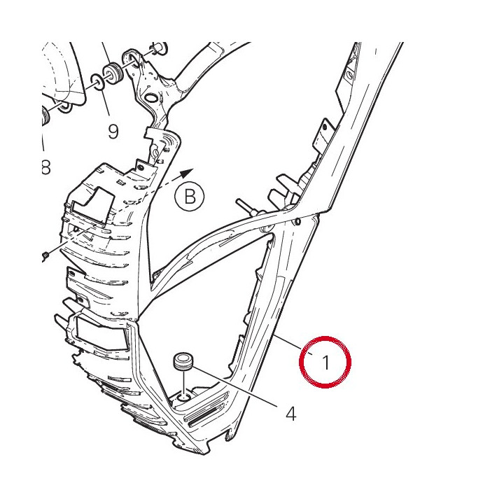 Protection radiateur — réf. 48411672B | Ducati Store